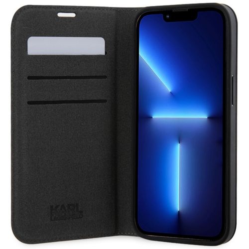 Etui Karl Lagerfeld do iPhone 14 Pro, Srebrny na Arena.pl