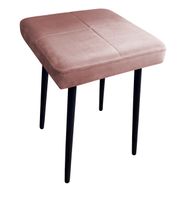 Taboret MAX MG58 róż indyjski podstawa czarna