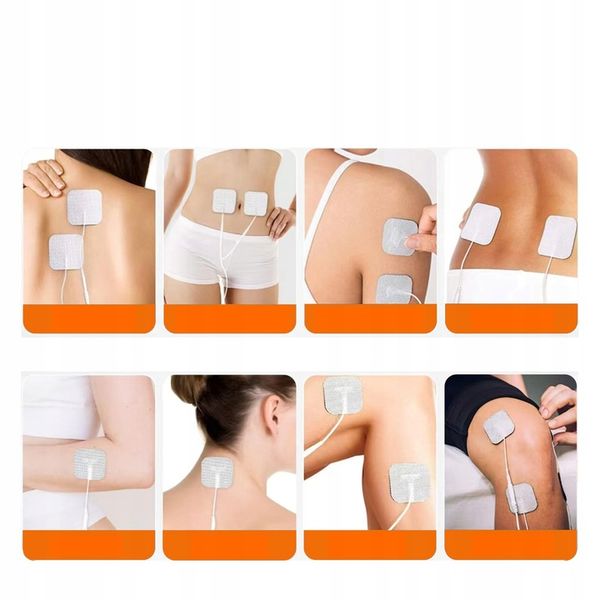 24x ELEKTRODY ŻELOWE ELEKTROSTYMULATOR TENS EMS PIN2 zdjęcie 5