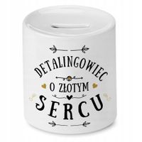 Dla Detalingowca Skarbonka Na Urodziny Prezent Z Nadrukiem Ze Zdjęciem