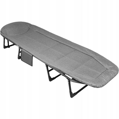 Leżak Solidne Składane Łóżko Turystyczne Kempingowe Regulowane Polowe 200cm na Arena.pl