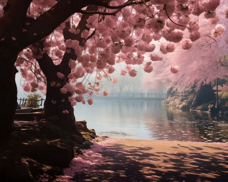 Plakat 50x40cm Spokój Sakury zdjęcie 1