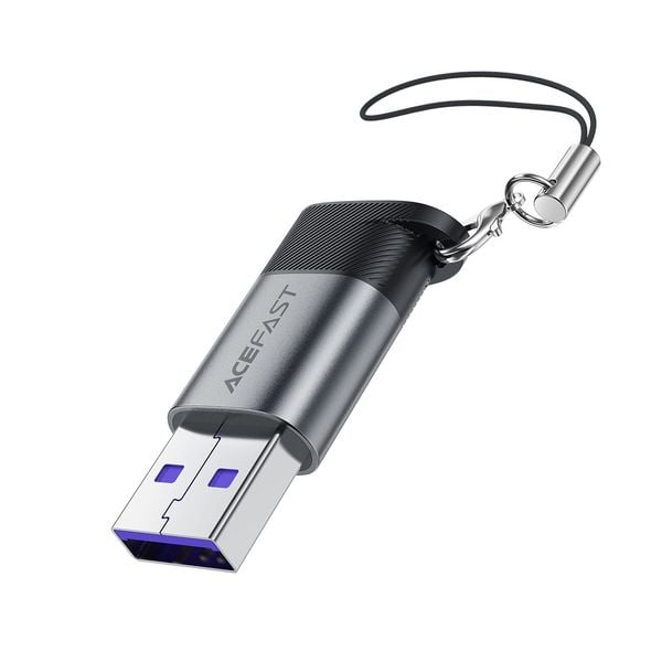 Adapter przejściówka USB-C - USB-A - szary zdjęcie 2