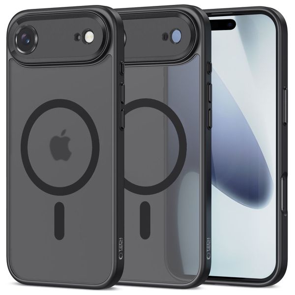 Etui TECH-PROTECT MagCam do iPhone 17 Air Czarne zdjęcie 1