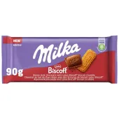 MILKA CZEKOLADA 90G LOTUS BISCOFF