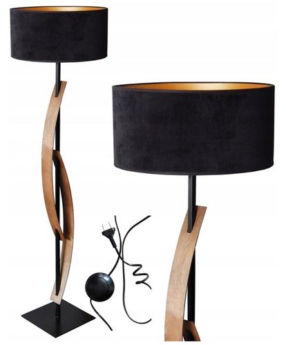 LAMPA PODŁOGOWA DO SALONU POKOJU SYPIALNI STOJĄCA LED ABAŻUR OZDOBNA na Arena.pl