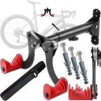 Wieszak Rowerowy Ścienny Uchwyt Składany Stalowy do 40kg Uniwersalny HAK