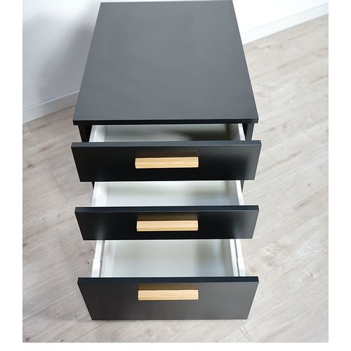 Kontener Jowisz Czarny szuflady MebleKreator na Arena.pl