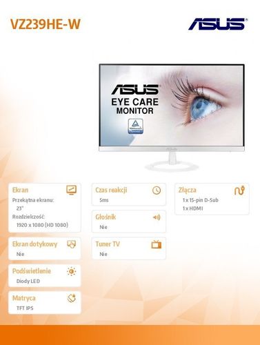 23'' VZ239HE-W na Arena.pl