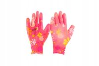 Rękawice robocze poliester+poliuretan ciemne 8/M