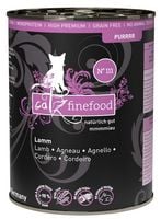 Monoproteinowa karma dla kota Catz Finefood Purrr N.111 70% JAGNIĘCINA 400g