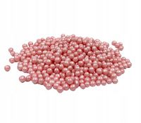 POSYPKA CHRUPKI RYŻOWE PEREŁKI miękkie Perłowe Różowe 5mm 50g