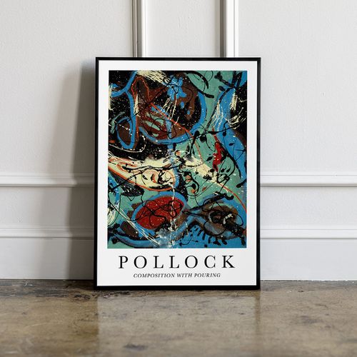 Plakat abstrakcje obrazy Pollock 40x50 cm na Arena.pl