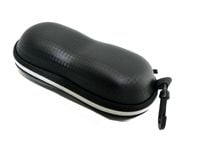 Etui na okulary z karabińczykiem czarny