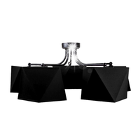 Lampa wisząca czarna do salony nowoczesna LOFT