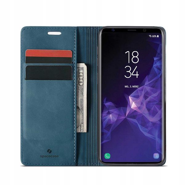 Spacecase Wallet Galaxy S9 Blue zdjęcie 14