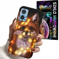 ETUI DO MOTOROLA MOTO E22 / E22i - LISEK LIS ZWIERZĘTA OBUDOWA PLEC + SZKŁO