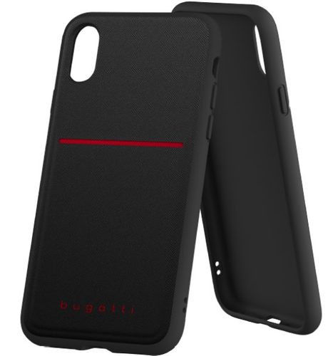BUGATTI SNAP CASE FLEXCITY Apple iPhone X - BLACK na Arena.pl