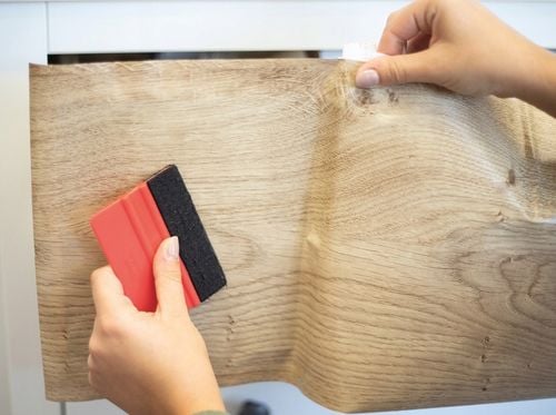 Okleina Na Blat Dąb Ribbec Folia Meblowa Drewno PCV Rolka Wymiar na Arena.pl