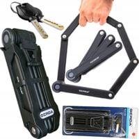 ZAPIĘCIE ZABEZPIECZENIE ROWEROWE SKŁADANE GERDA