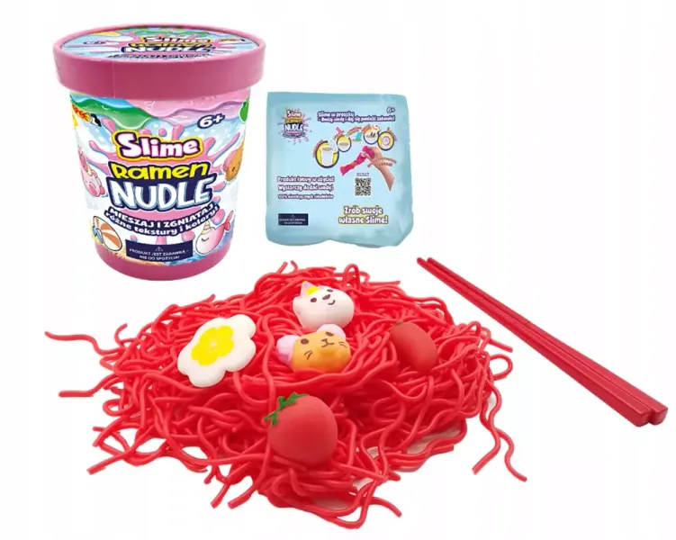 Slime Ramen Nudle. Misiowy przytulas zdjęcie 1