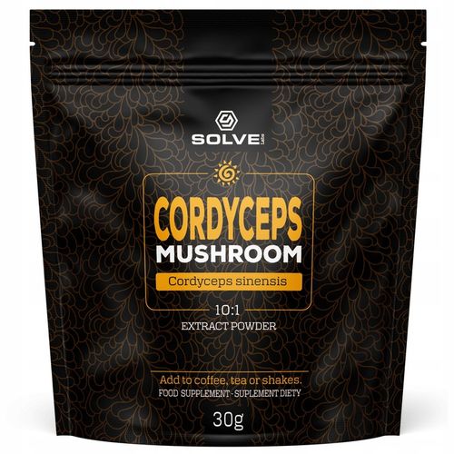 CORDYCEPS SINENSIS 10:1 EKSTRAKT 30G SOLVE LABS na Arena.pl