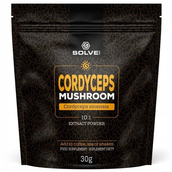 CORDYCEPS SINENSIS 10:1 EKSTRAKT 30G SOLVE LABS zdjęcie 1
