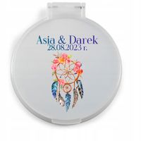 LUSTERKO personalizowane podziękowania dla gości WESELE ŚLUB NADRUK UV