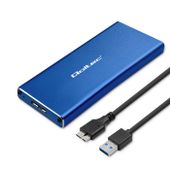 Qoltec Aluminiowa Obudowa Kieszeń na dysk M.2 SSD SATA NGFF USB 3.0