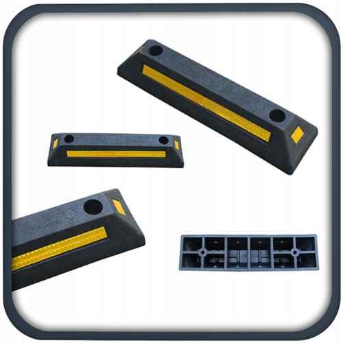 Separator Odbojnik Parkingowy Gumowy Ogranicznik Odbojnica 54 cm+śruby na Arena.pl