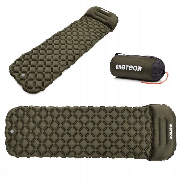 MATERAC ULTRALEKKI TURYSTYCZNY KEMPINGOWY DMUCHANY METEOR 190×56×4 1-os zdjęcie 1