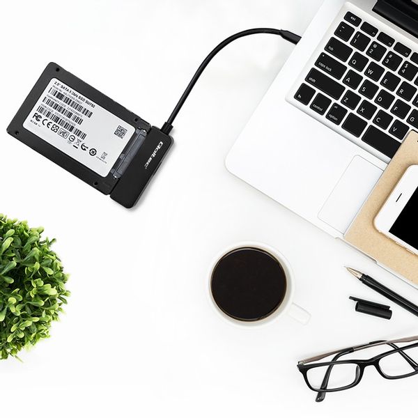 Qoltec Adapter SATA Przejściówka na dysk SSD HDD 2.5" USB-C 5Gb/s 2TB zdjęcie 6