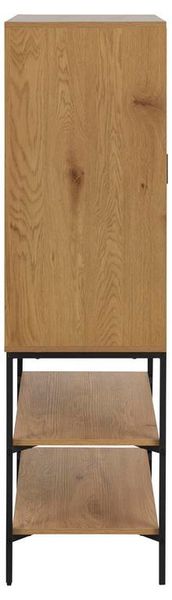 Regał Jaipur dąb/czarny zdjęcie 5