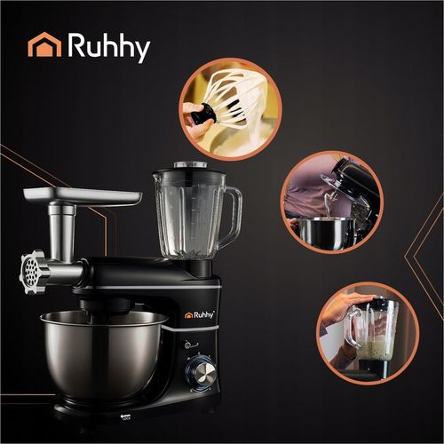 Robot Planetarny Kuchenny RUHHY z Blenderem Maszynka do Mielenia Mięsa 3w1 na Arena.pl