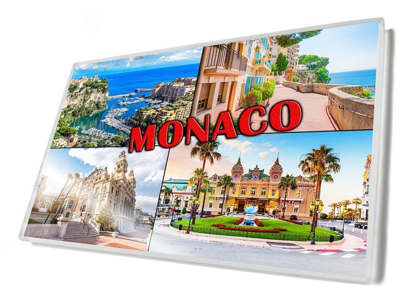 Monaco - magnes szklany zdjęcie 2