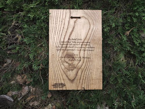 Pamiątka GRAWER Chrztu Świętego Anioł Stróż Prezent Chrzciny Obraz 30 cm na Arena.pl