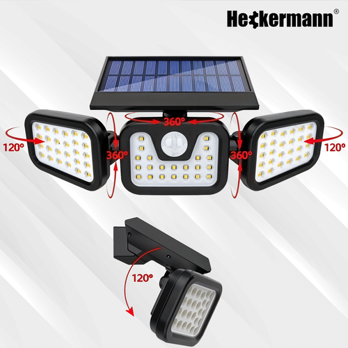 Lampa solarna zewnętrzna Heckermann JD1626 na Arena.pl