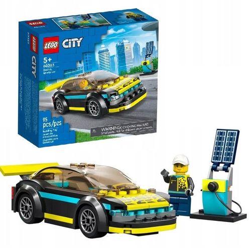 LEGO CITY 5+ AUTO ELEKTRYCZNY SAMOCHÓD SPORTOWY 60383 na Arena.pl