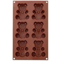 Foremka Silikonowa Forma na Ciastka Ciasteczka Babeczki Misie Niedźwiadki