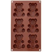 Foremka Silikonowa Forma na Ciastka Ciasteczka Babeczki Misie Niedźwiadki