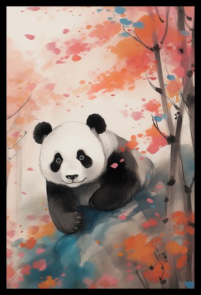 Plakat 30x45cm Panda wśród Klonów zdjęcie 2