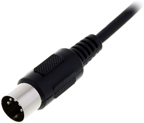 Kabel przewód audio sygnałowy MIDI DIN 5 pin 1 m the sssnake SK366-1-BLK na Arena.pl