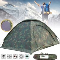 NAMIOT KAMUFLAŻOWY DLA 2 OSOBY WODOODPORNY NAMIOT NA KEMPING I WĘDRÓWKI