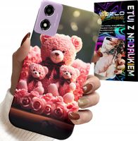 ETUI DO MOTOROLA MOTO E14 - RODZINKA RÓŻANYCH MISIÓW UPOMINEK +FOLIA