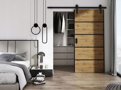 DRZWI PRZESUWNE Black one LOFT 90 na Arena.pl