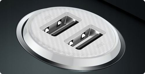Ładowarka samochodowa Baseus Grain Pro 2x USB 4.8A (biała) na Arena.pl