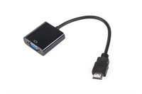KOM0843 Zlacze adapter wtyk HDMI - gniazdo VGA +