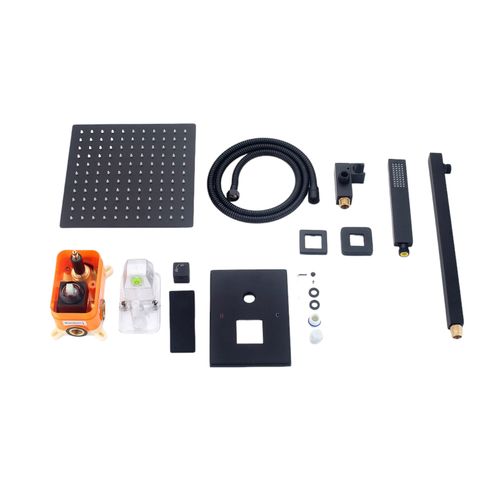 Zestaw prysznicowy podtynkowy WEZER PRO17B-02-BLACK na Arena.pl