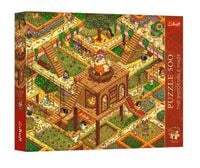 puzzle 500 premium śmieszne kurczaki 37629