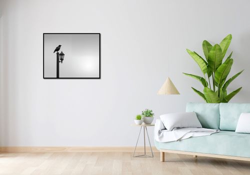 Plakat 76x60,5cm Samotny Postój Kruka na Arena.pl